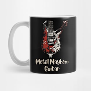 Metal Mayhen Guitar Mug